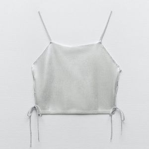 Silver Top ZARA New.